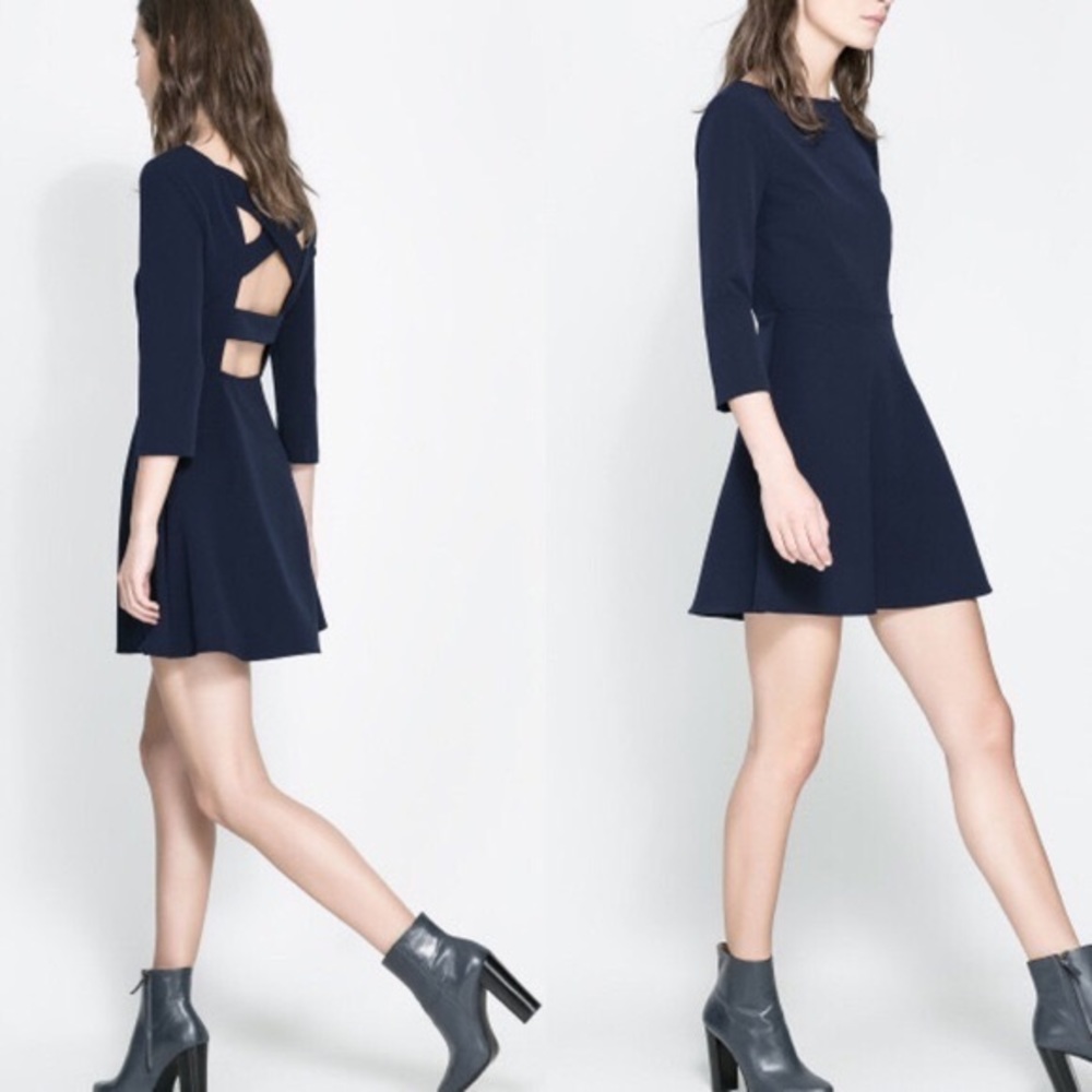 Zara | Navy Dress
